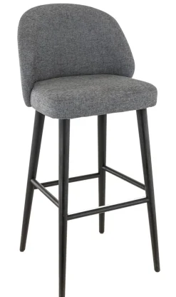 FLEXMOB Tabouret gris foncé 105x52x57 cm Marius New