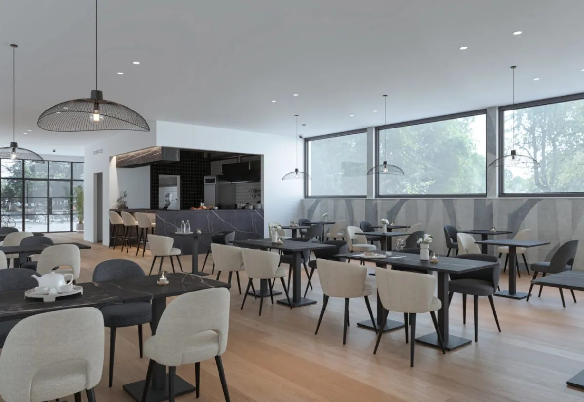 FLEXMOB Tabouret gris foncé 105x52x57 cm Marius New