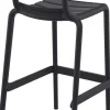 Tabouret noir 105x53x55 cm Achile - FLEXMOB Outlet