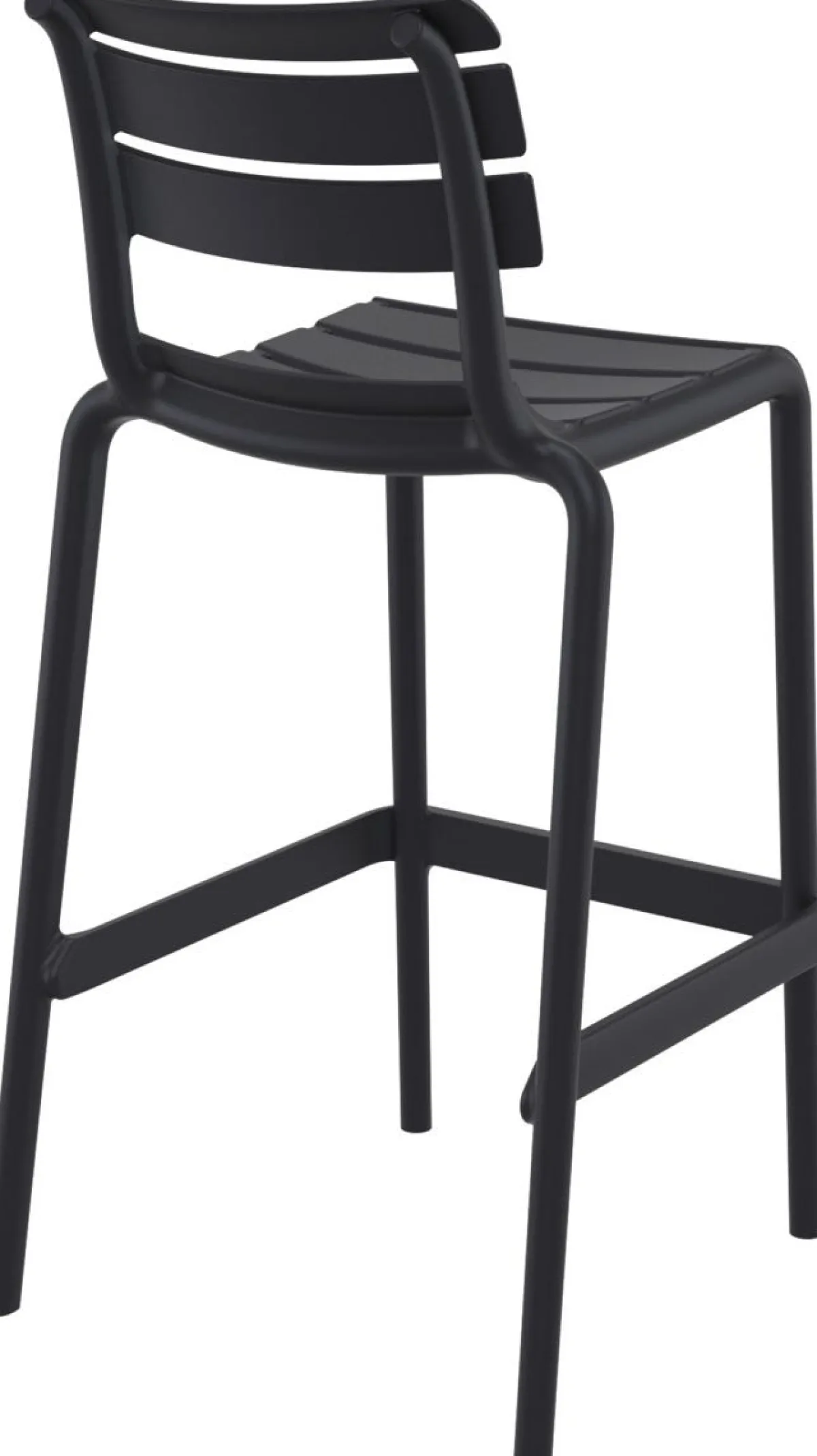 Tabouret noir 105x53x55 cm Achile - FLEXMOB Outlet