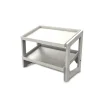 étagère bois blanc 57,4x32,3x44,1 cm Flow - CRASTER Sale