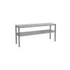 PROINOX étagère du chef inox 200 cm x 40 cm 2 niveaux Sans dosseret 25 kg Sale