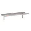 étagère murale inox 60 cm x 30 cm 1 niveaux Avec dosseret 25 kg - PROINOX New