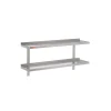 PROINOX étagère murale inox 160 cm x 30 cm 2 niveaux Avec dosseret 25 kg Online