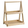 APS étagère 2 niveaux GN1/2 et 1/3 chêne 35x26,5x44,5 cm Valo Discount