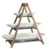 VILLEROY & BOCH étagère pour assiette ovale ivoire bois 41 cm Artesano Hot