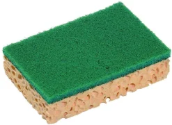 Tampons abrasifs sur éponge vert 11x7x2,4 cm (10 pièces) - SPONTEX Hot