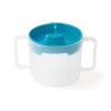 PLASTOREX Tasse avec anses et couvercle à bec rond bleu polypropylène (pp) 20 cl Vaisselle Enfance New