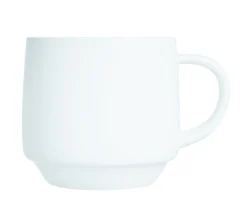 Tasse avec anses rond blanc verre opal 25 cl Ø 10,6 cm Intensity Baril - ARCOROC Discount