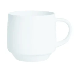 Tasse avec anses rond blanc verre opal 25 cl Ø 10,6 cm Intensity Baril - ARCOROC Discount