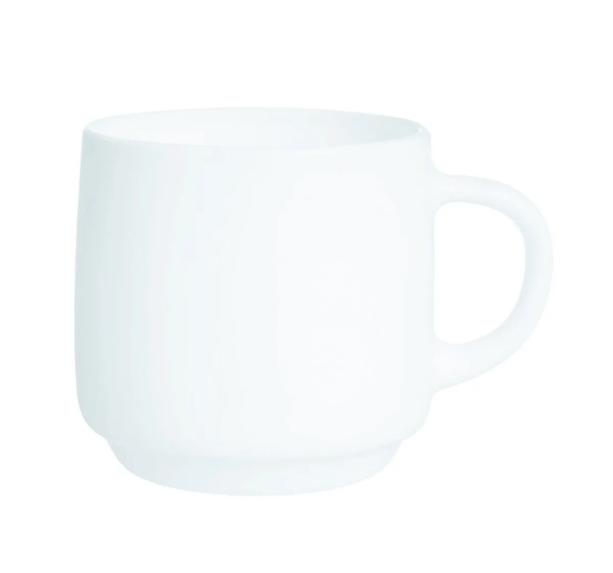 ARCOROC Tasse avec anses rond blanc verre opal 19 cl Ø 9,7 cm Intensity Baril Outlet