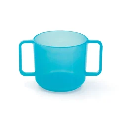 Tasse avec anses rond bleu polypropylène (pp) 20 cl Vaisselle Enfance - PLASTOREX Hot