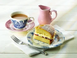 CHURCHILL Tasse avec anses rond Georgian Bramble Blue porcelaine vitrifiée 19,8 cl Ø 9 cm Vintage Prints Bramble Discount