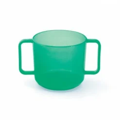 Tasse avec anses rond vert polypropylène (pp) 20 cl Vaisselle Enfance - PLASTOREX Best