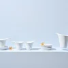 Tasse blanc porcelaine 18 cl Ø 9,5 cm Fly - COOKPLAY Best