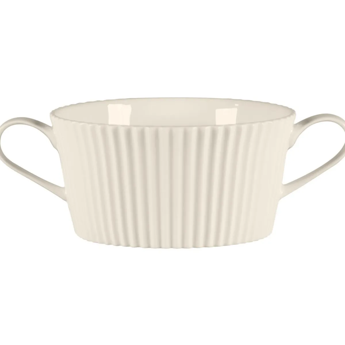 RAK Tasse à bouillon avec 2 anses rond blanc porcelaine bone china 36,9 cl Ø 31,8 cm Spectra Discount