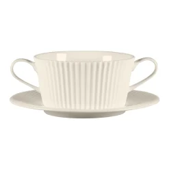 RAK Tasse à bouillon avec 2 anses rond blanc porcelaine bone china 36,9 cl Ø 31,8 cm Spectra Discount