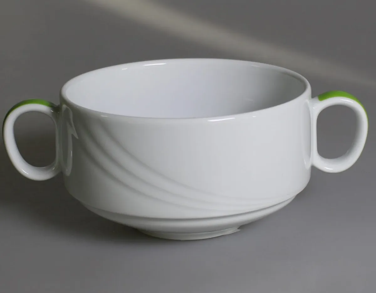 Tasse à bouillon blanc porcelaine 48 cl Ø 11,8 cm Donna Senior - SCHONWALD Sale