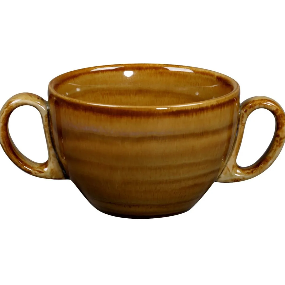 Tasse à bouillon Garnet porcelaine vitrifiée 28 cl Ø 10,5 cm stone Spot - RAK Discount