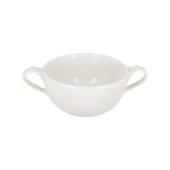 RAK Tasse à bouillon rond ivoire porcelaine vitrifiée 37 cl Ø 12 cm Anna