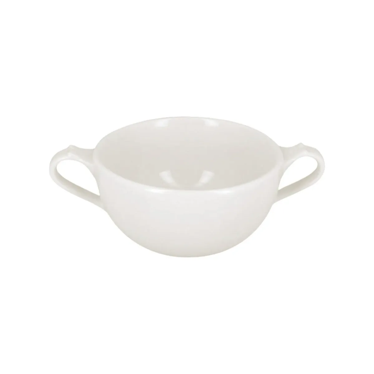 RAK Tasse à bouillon rond ivoire porcelaine vitrifiée 37 cl Ø 12 cm Anna