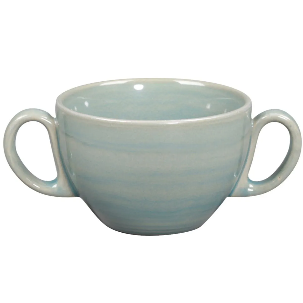 RAK Tasse à bouillon Saphire porcelaine vitrifiée 28 cl Ø 10,5 cm stone Spot