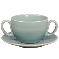 RAK Tasse à bouillon Saphire porcelaine vitrifiée 28 cl Ø 10,5 cm stone Spot
