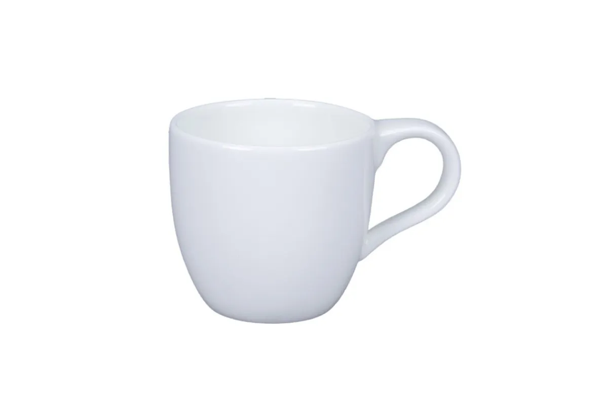 Tasse à café blanc porcelaine bone china 9 cl Feelings - RAK