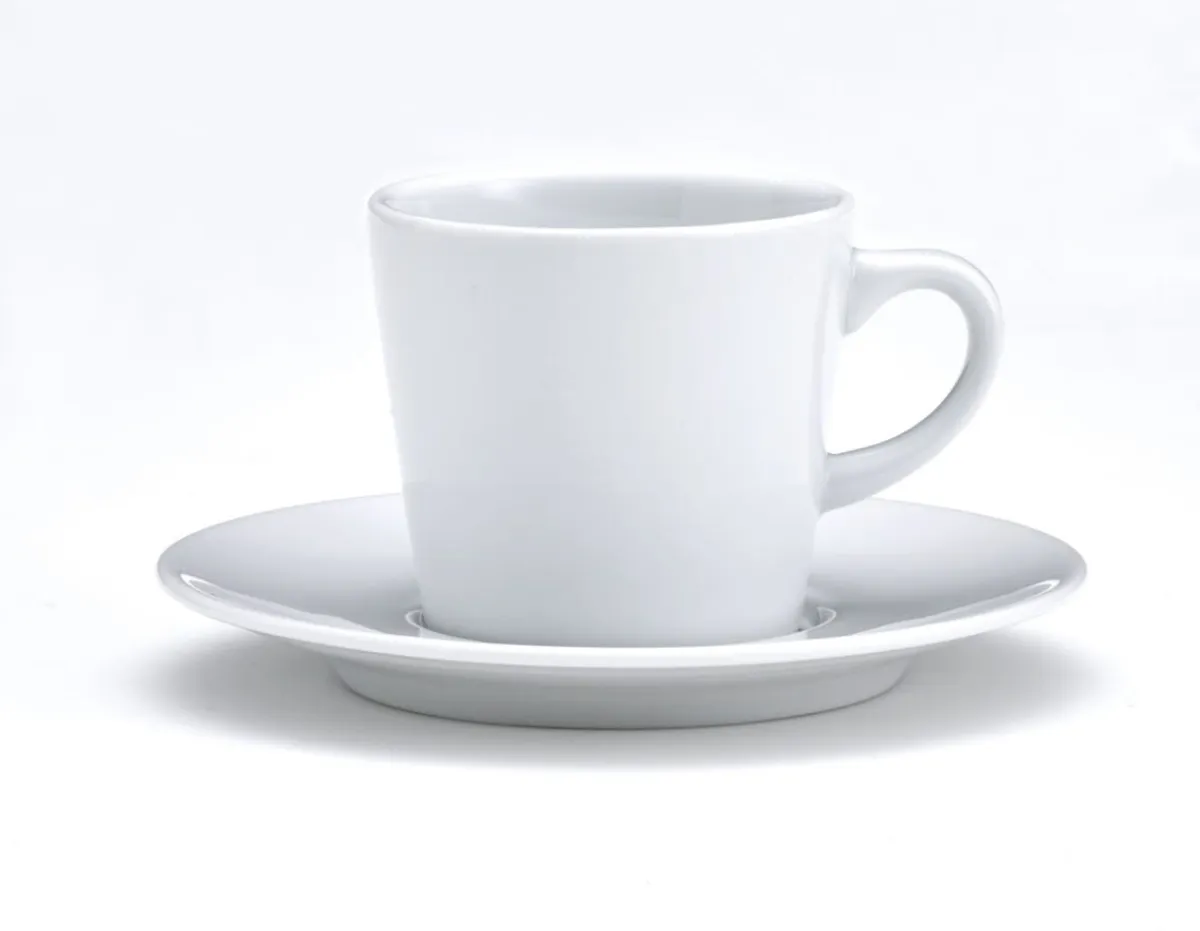 PILLIVUYT Tasse à café lungo rond blanc porcelaine culinaire 18 cl Fluto