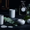 PILLIVUYT Tasse à café rond blanc porcelaine culinaire 9 cl Plisse New