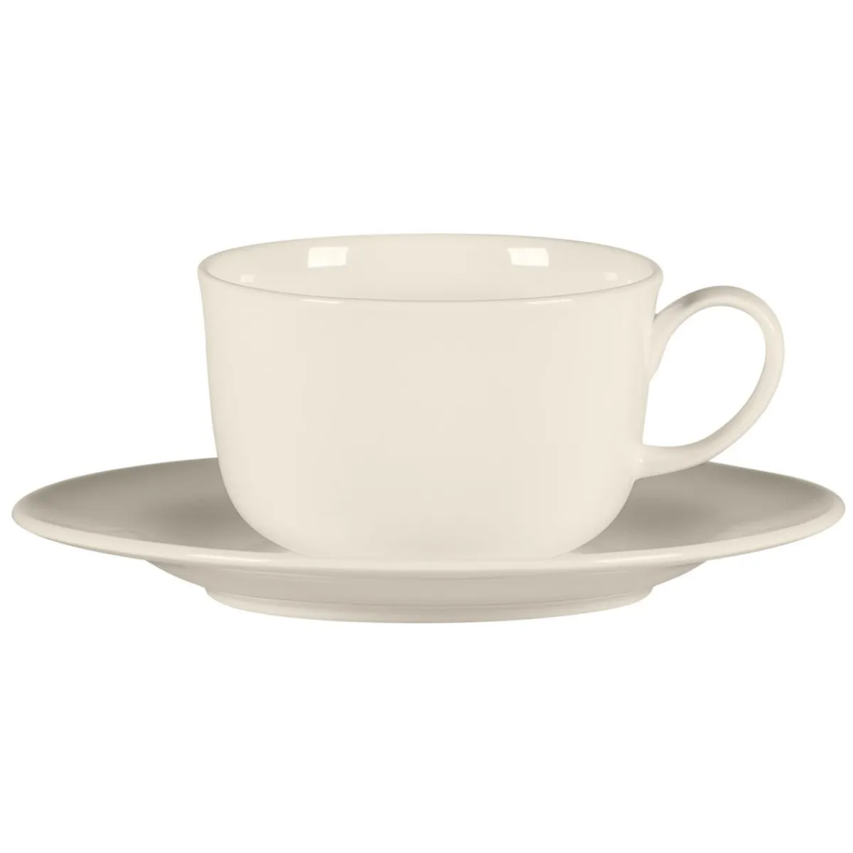 Tasse à café rond blanc porcelaine bone china 19,8 cl Ø 8,8 cm Bravura - RAK Discount