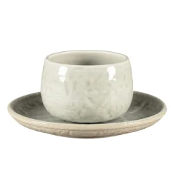RAK Tasse à café rond céladon porcelaine vitrifiée 30 cl Ø 9 cm Krush Hot
