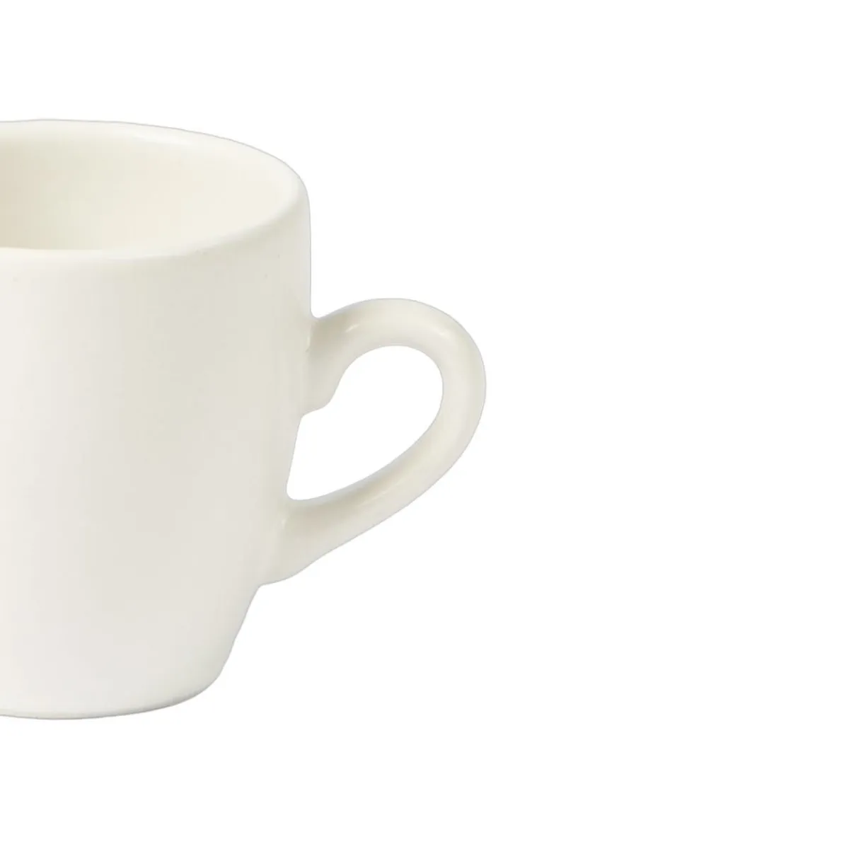 ESSENTIALS COLLECTION Tasse à café rond crème Grès 11 cl Ø 6,4 cm Pulse Outlet