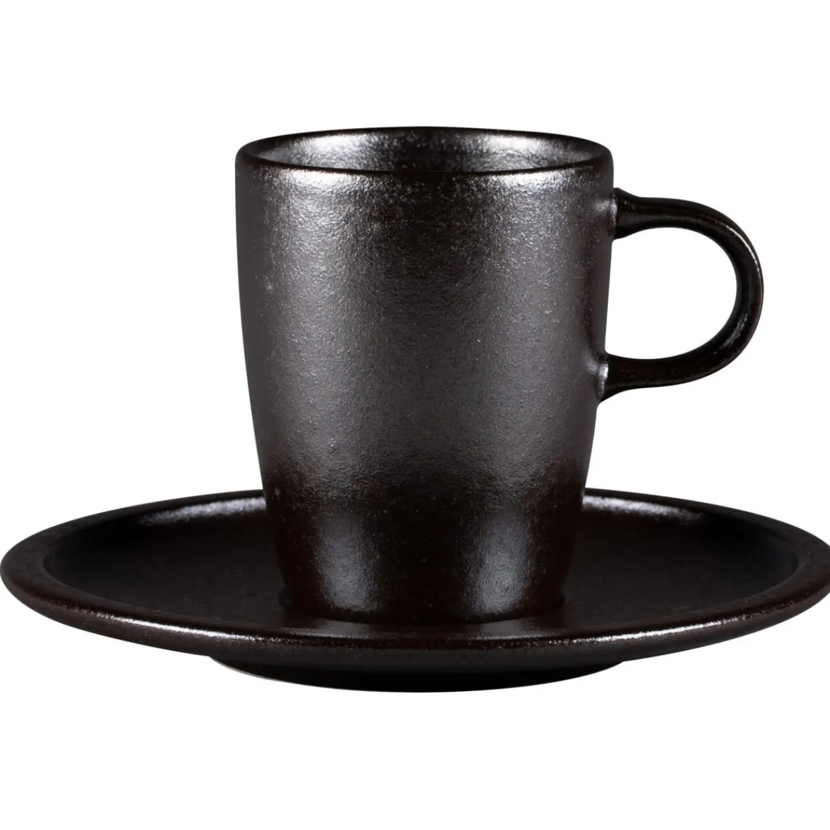 Tasse à café rond Forge porcelaine vitrifiée 20 cl Ø 7 cm stone Ease - RAK Discount