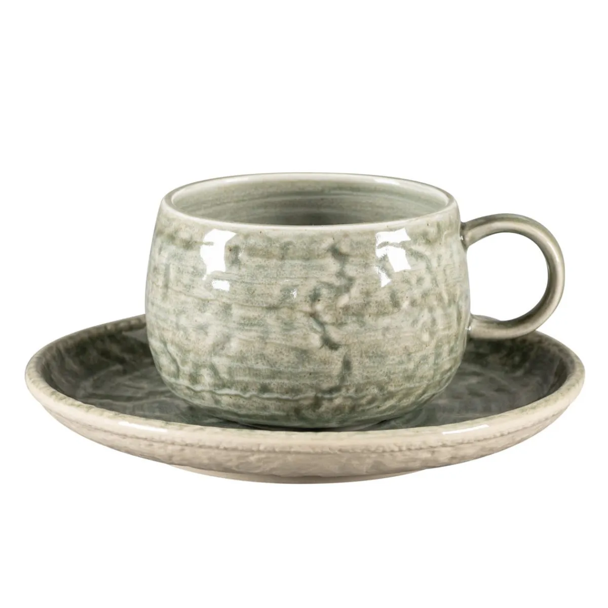 Tasse à café rond Sage porcelaine vitrifiée 30 cl Ø 9 cm Krush - RAK Hot