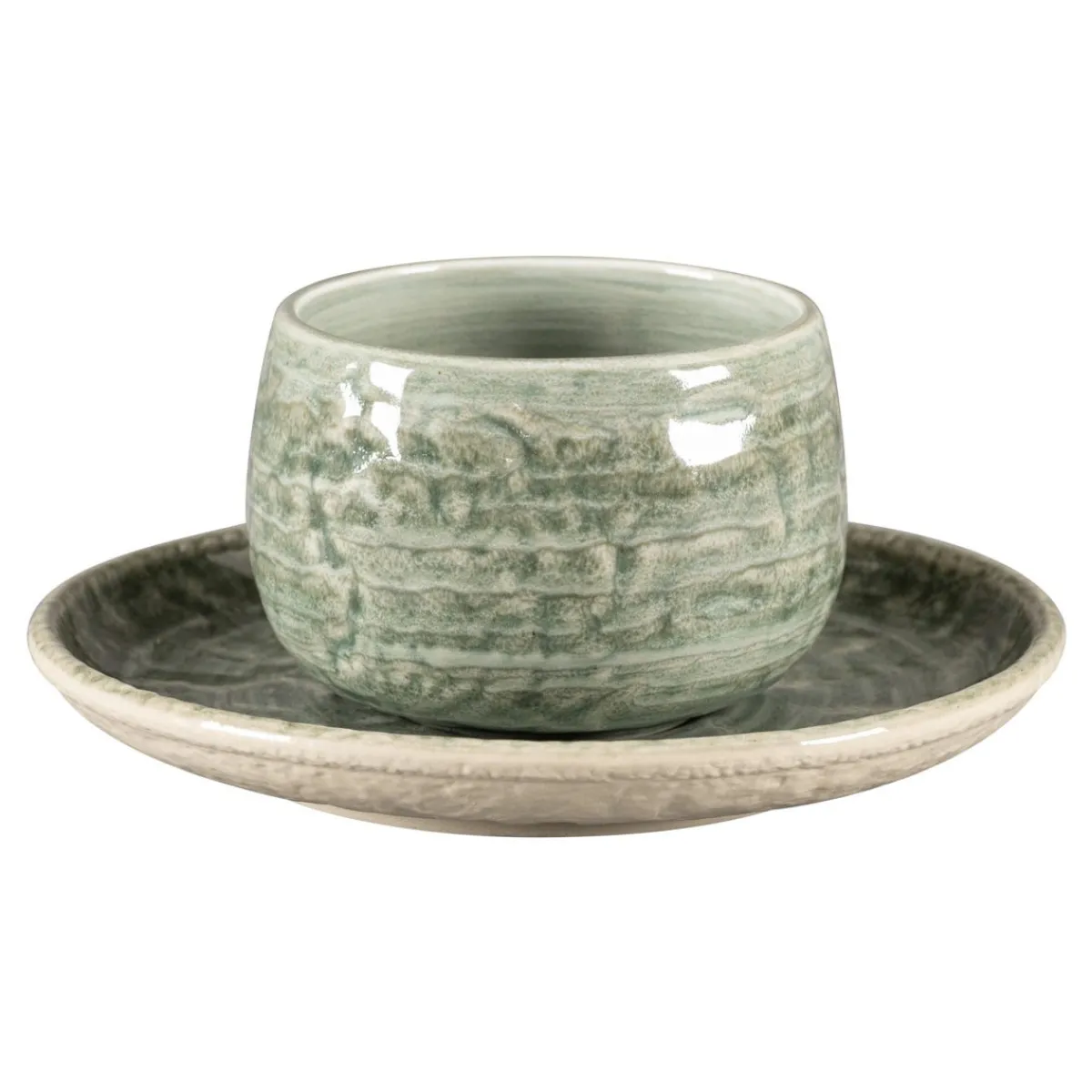 RAK Tasse à café rond Sage porcelaine vitrifiée 30 cl Ø 9 cm Krush Hot