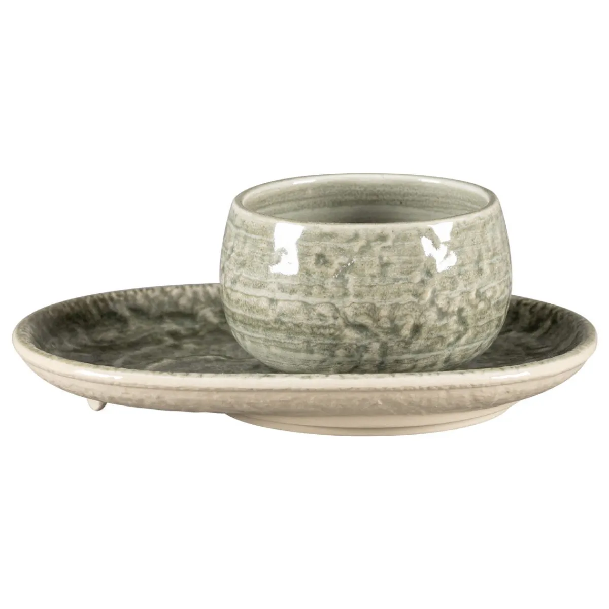 RAK Tasse à café rond Sage porcelaine vitrifiée 25 cl Ø 9 cm Krush Sale