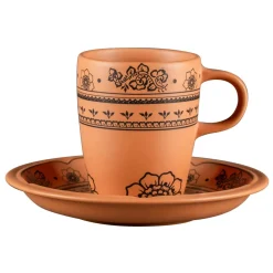 RAK Tasse à café rond Tero Décor Alexandria porcelaine 20 cl Ø 7 cm Earth Clearance