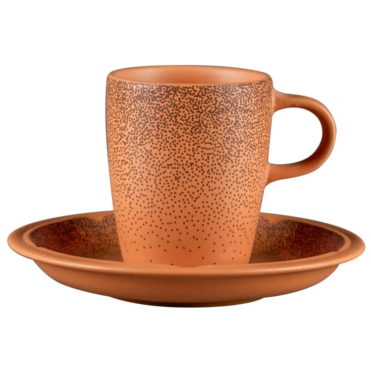 Tasse à café rond Tero Décor Denia porcelaine 20 cl Ø 7 cm Earth - RAK New