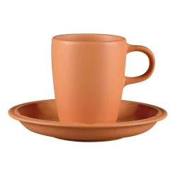 Tasse à café rond Tero Décor Prima porcelaine 20 cl Ø 7 cm Earth - RAK Clearance
