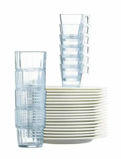 ARCOROC Tasse à café rond transparent verre trempé 8 cl Ø 7,6 cm Aroma Sale