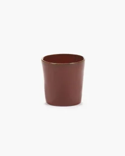Tasse à café sans anse rond Venetian red grès émaillé 13 cl Ø 7 cm La Mère - SERAX Online