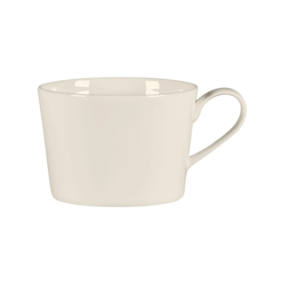 Tasse à café / thé rond blanc porcelaine bone china 23,7 cl Ø 8,9 cm Fedra - RAK Online
