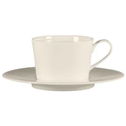 Tasse à café / thé rond blanc porcelaine bone china 23,7 cl Ø 8,9 cm Fedra - RAK Online