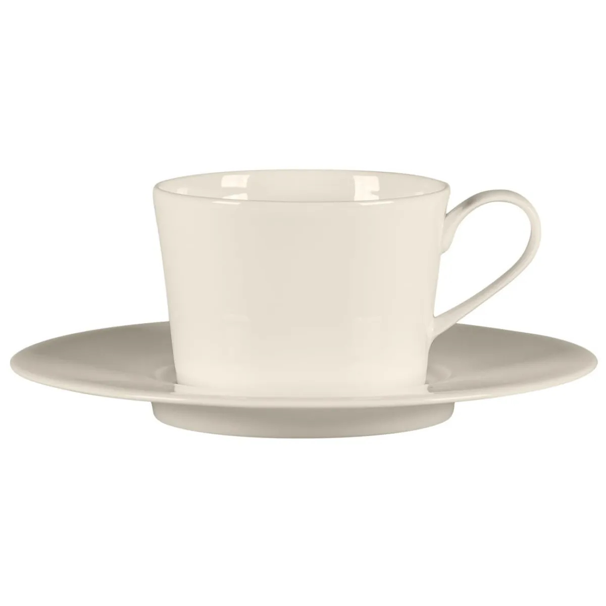 Tasse à café / thé rond blanc porcelaine bone china 23,7 cl Ø 8,9 cm Fedra - RAK Online