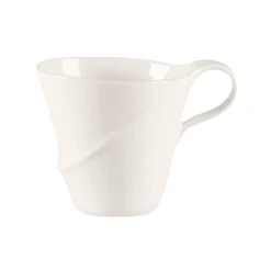 Tasse à café / thé rond blanc porcelaine bone china 15 cl Ø 7,5 cm Pose - RAK New
