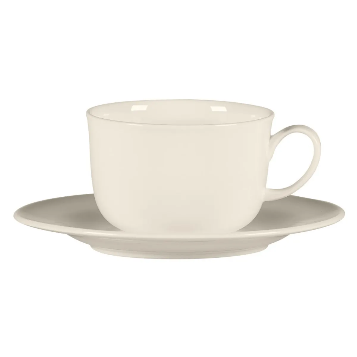 Tasse à café / thé rond blanc porcelaine bone china 21,3 cl Ø 8,6 cm Bravura - RAK Clearance