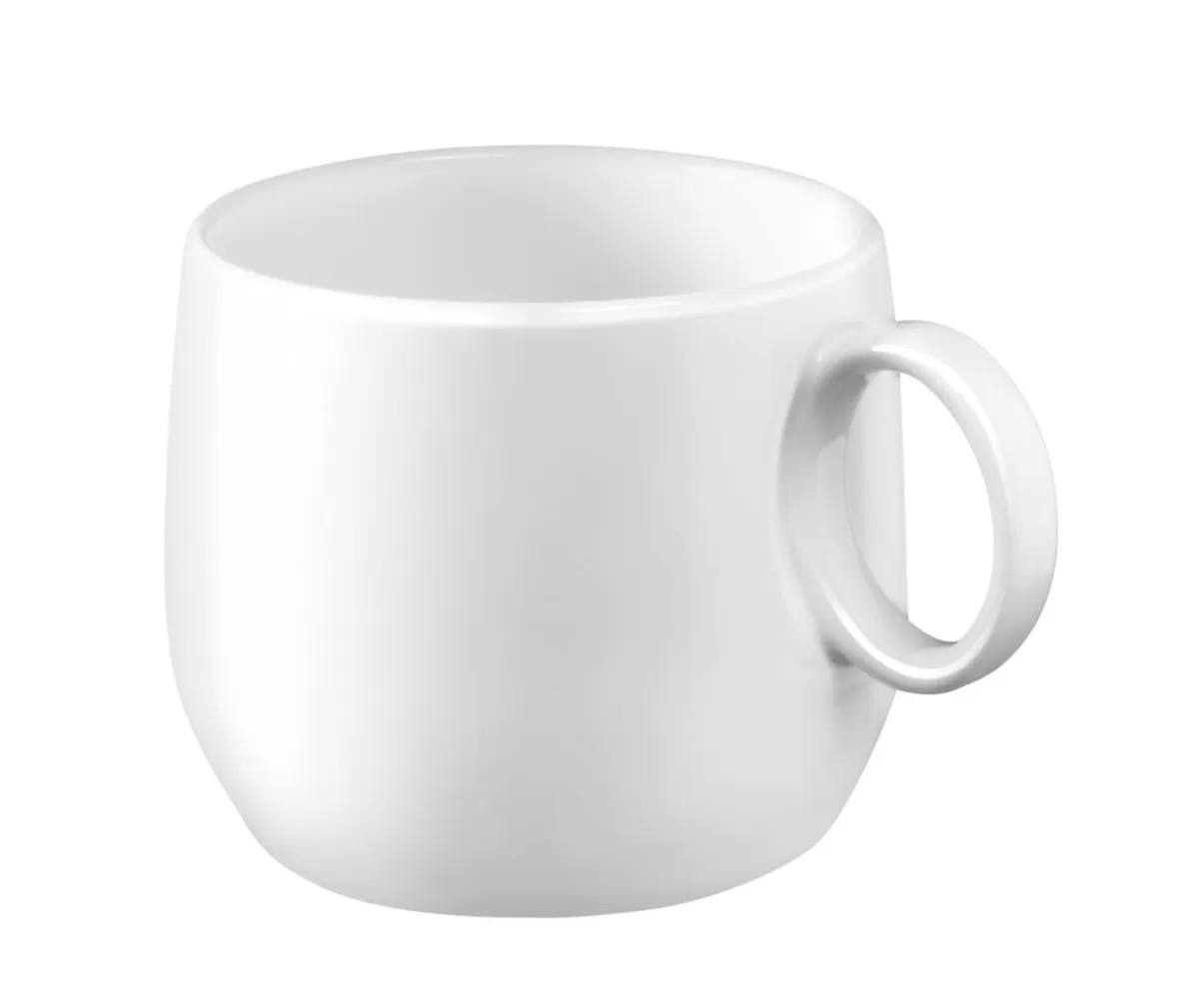 Tasse à café / thé rond blanc porcelaine 20 cl Ø 10,5 cm Yaka - MEDARD DE NOBLAT New