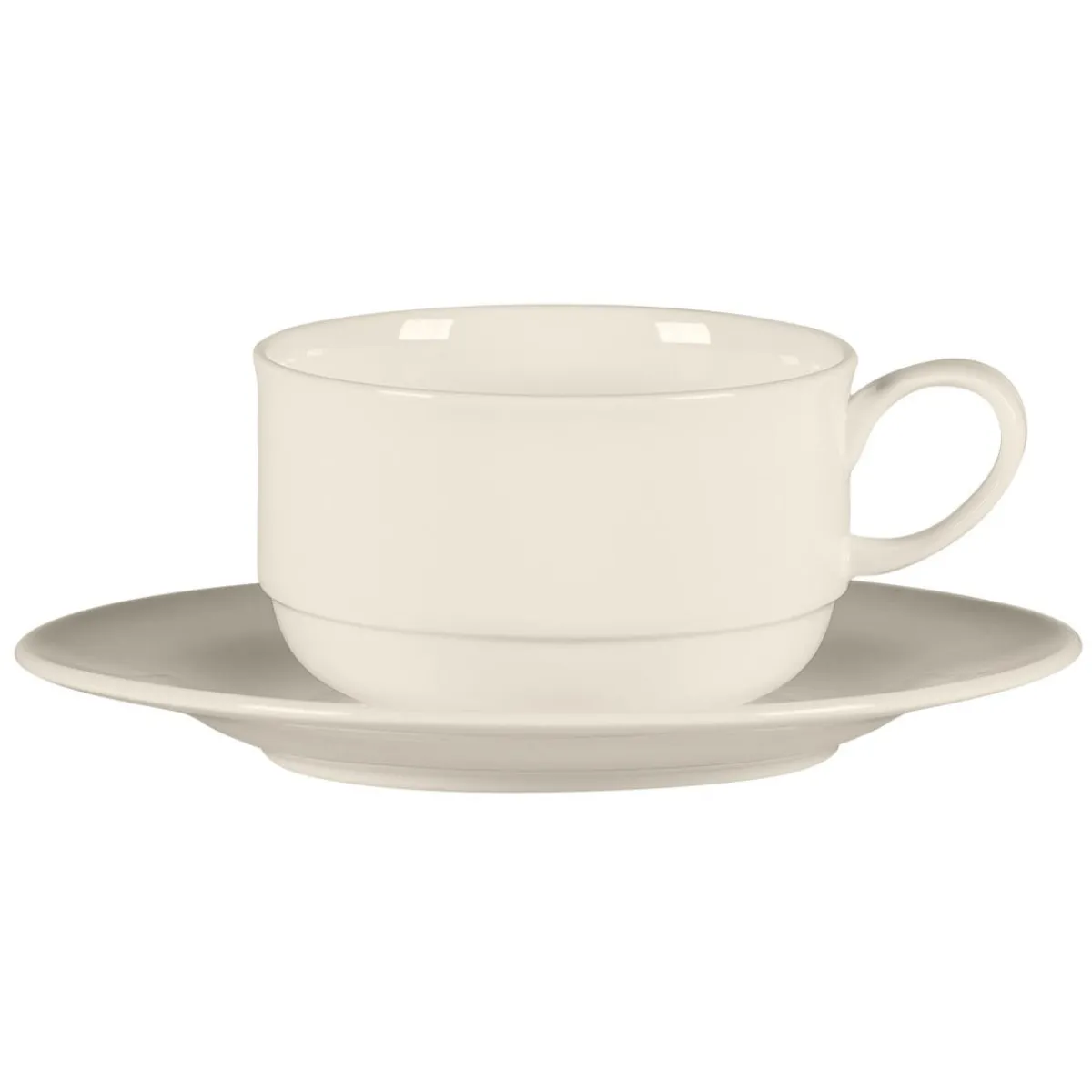 RAK Tasse à café / thé rond blanc porcelaine bone china 19,5 cl Ø 8,6 cm Bravura New