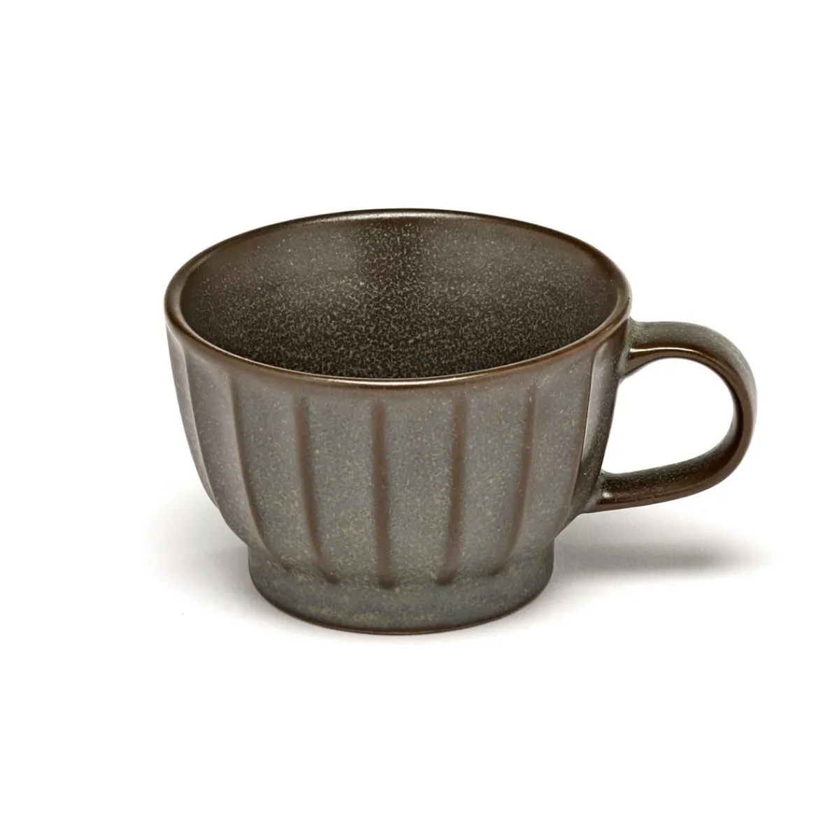 Tasse à café vert grès émaillé 15 cl Ø 8,5 cm Inku - SERAX New